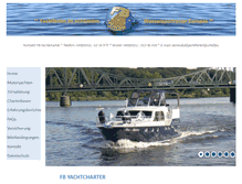 Tablet Screenshot of fb-yachtcharter.de